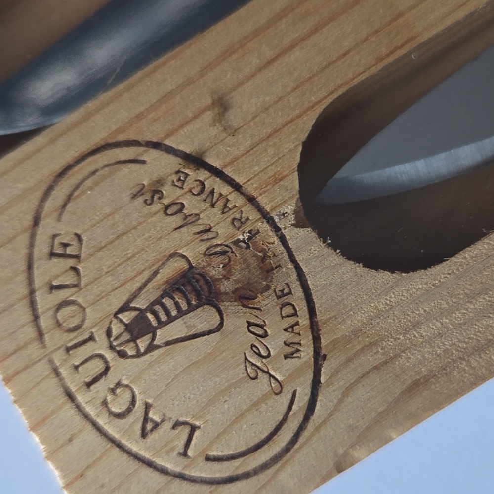 Laguiole Carving and Paring Knife Sets Black Handle Stainless by Jean Dubost - Picture 5 of 12